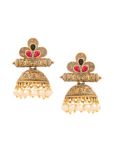 Yellow Chimes gold earrings - lightweight comfortable wear